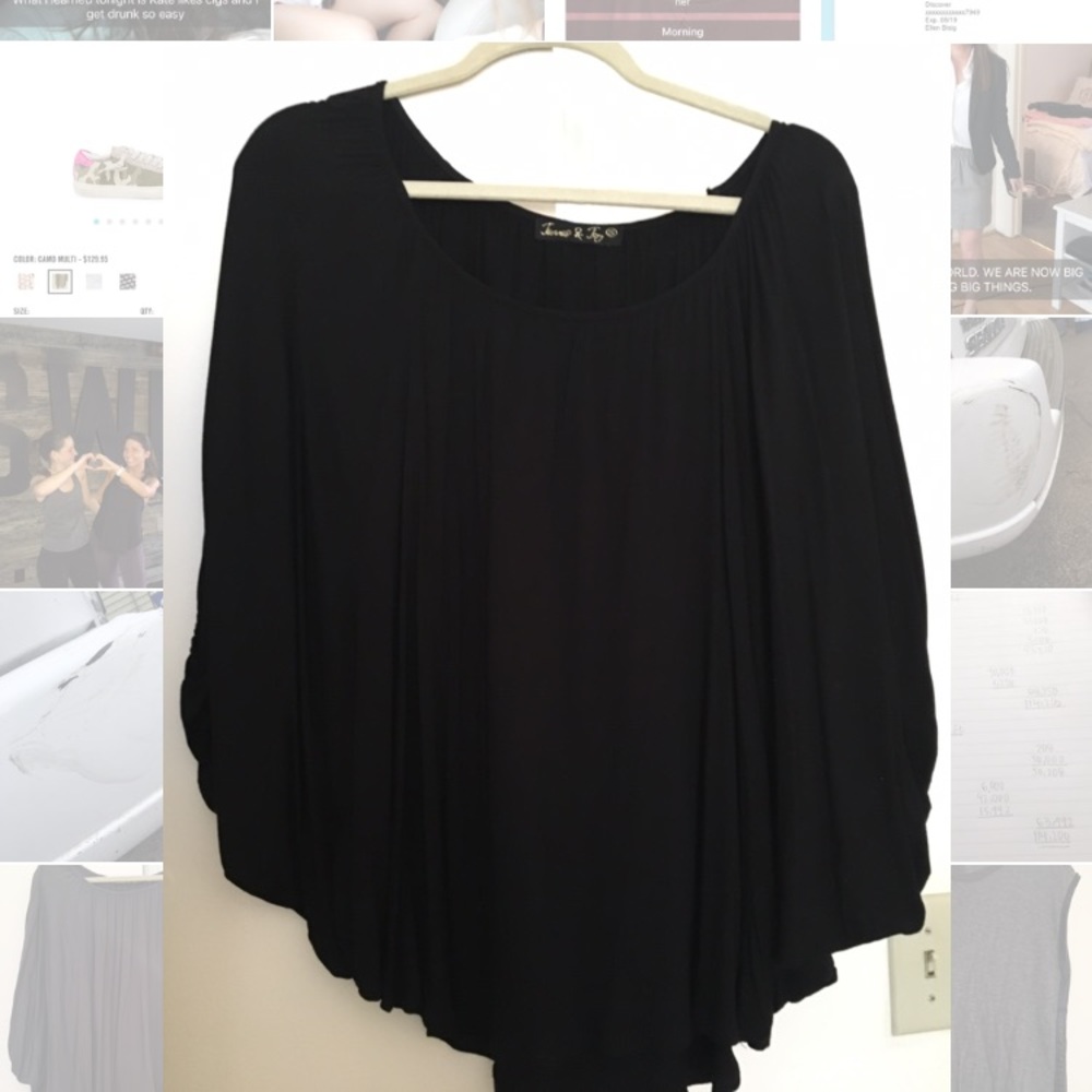 James and Joy Tunic Black